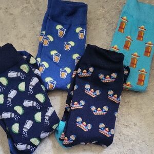 4 Patterned Men's Socks